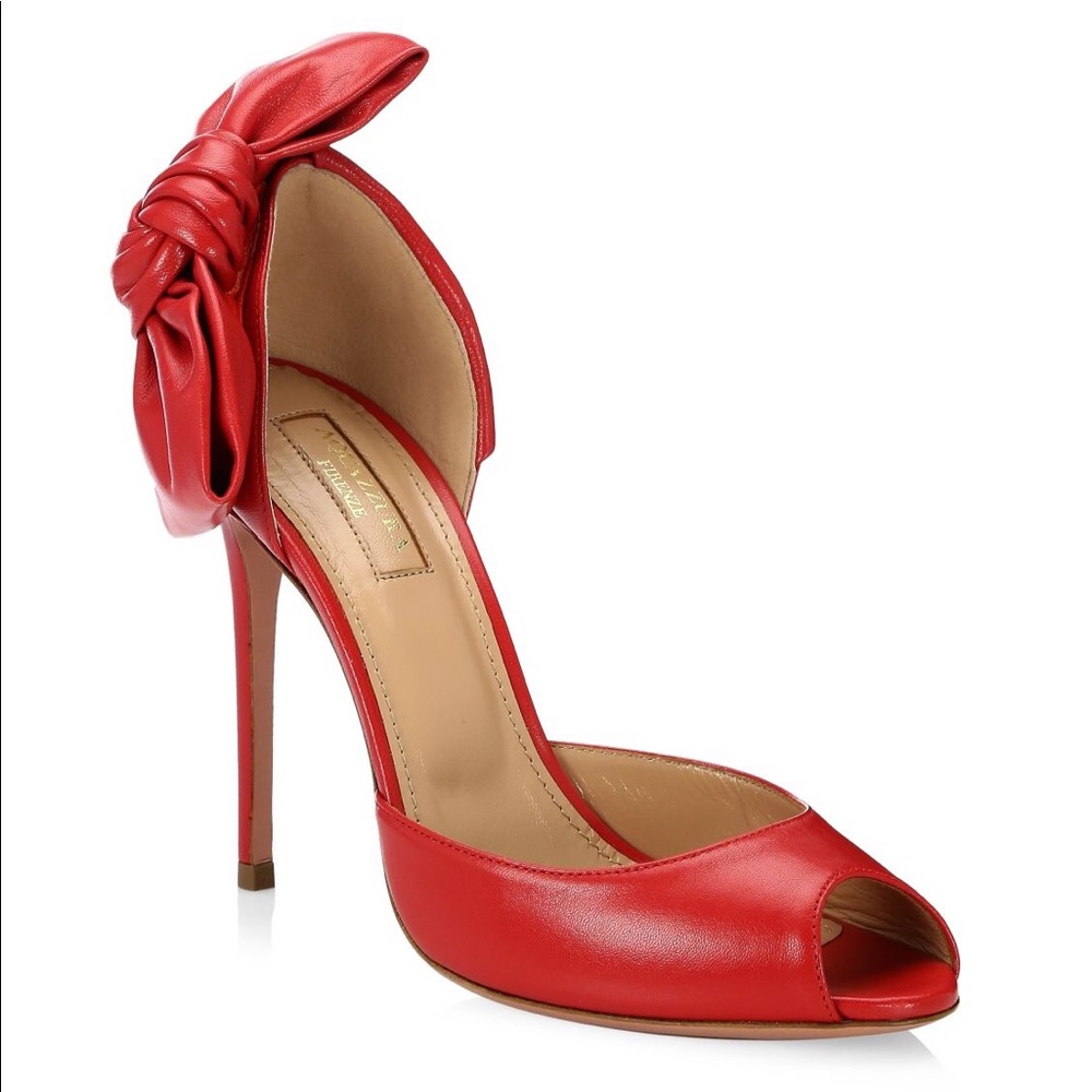 Aquazzura Versailles peep toe pumps, Size 38.5 - Picture 1 of 8